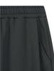 Enbiei Single-Pleat Wide Bermuda Sweatpants Dark Gray