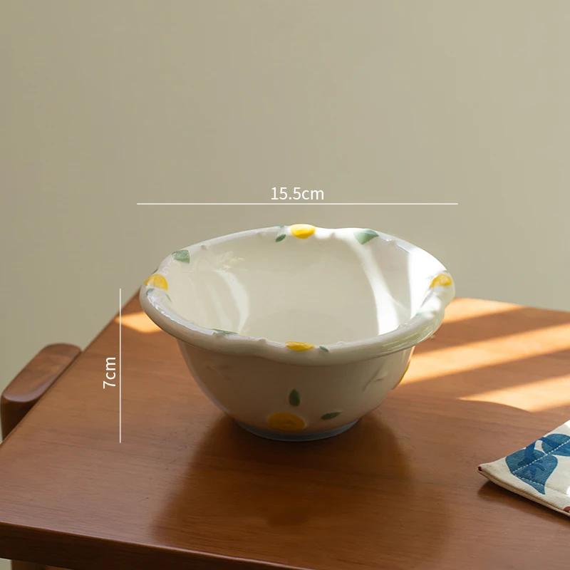 Creative Irregular Ceramic Plate Cute Cartoon Exquisite Dining Plates Afternoon Tea Dessert Fruits Plate Breakfast Salad Bowls