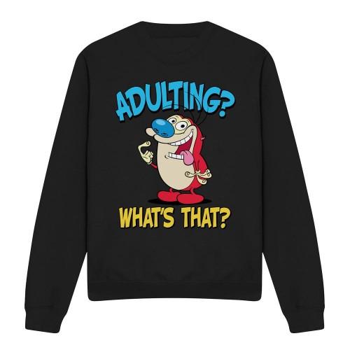 Ren & Stimpy Unisex Erwachsene Adulting 2 Sweatshirt
