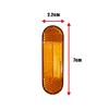 1pcs Safety Front ABS Reflective Tube Night Warning Reflector for Xiaomi 1S Pro Pro2 M365 Electric Scooter Accessories