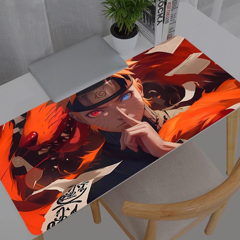 Anime Computer Mouse Pad Naruto Gamer Mouse Pads Large Durable Anime Gaming Mousepad XXL Desk Mause Pad Keyboard Mouse Carpet