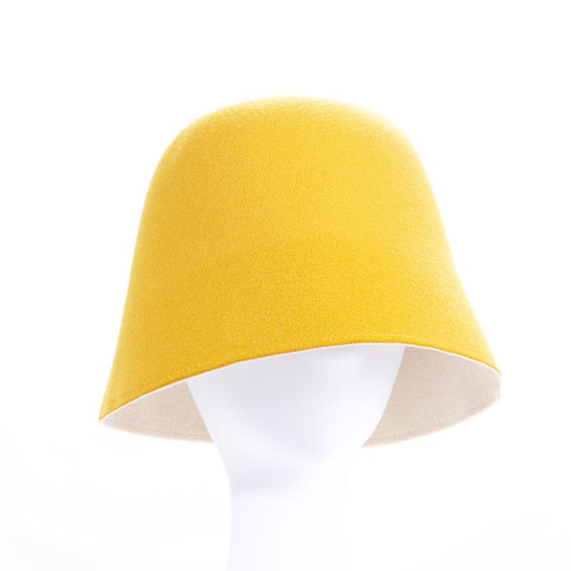 Double Sided Women's Autumn and Winter Fisherman Hat Bucket Hat Korean Version Winter Windproof Hat