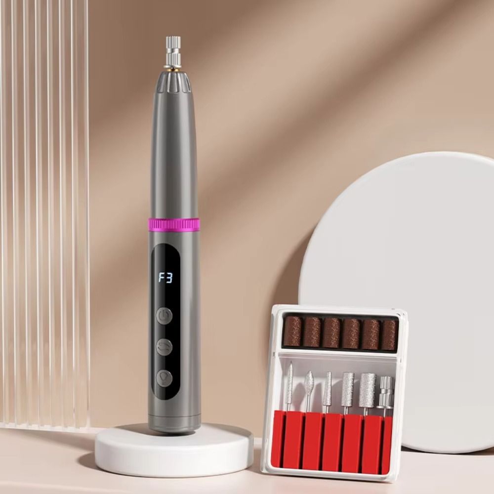 Pen-Style Nail Drill Machine with UV Light Cordless Nail File Professional Nail Polisher  Nail Care