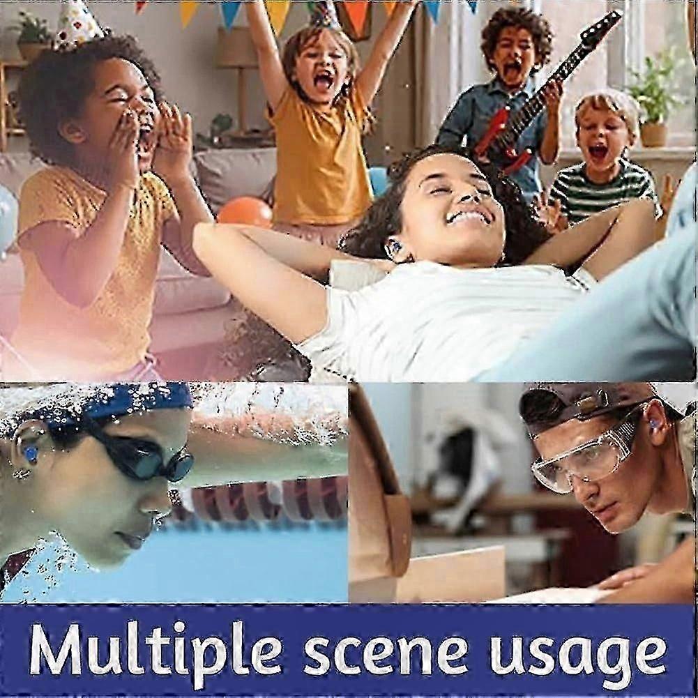 Advanced Inflatable Earplugs, Comfortable Reusable Noise Blockers for Everyday Use