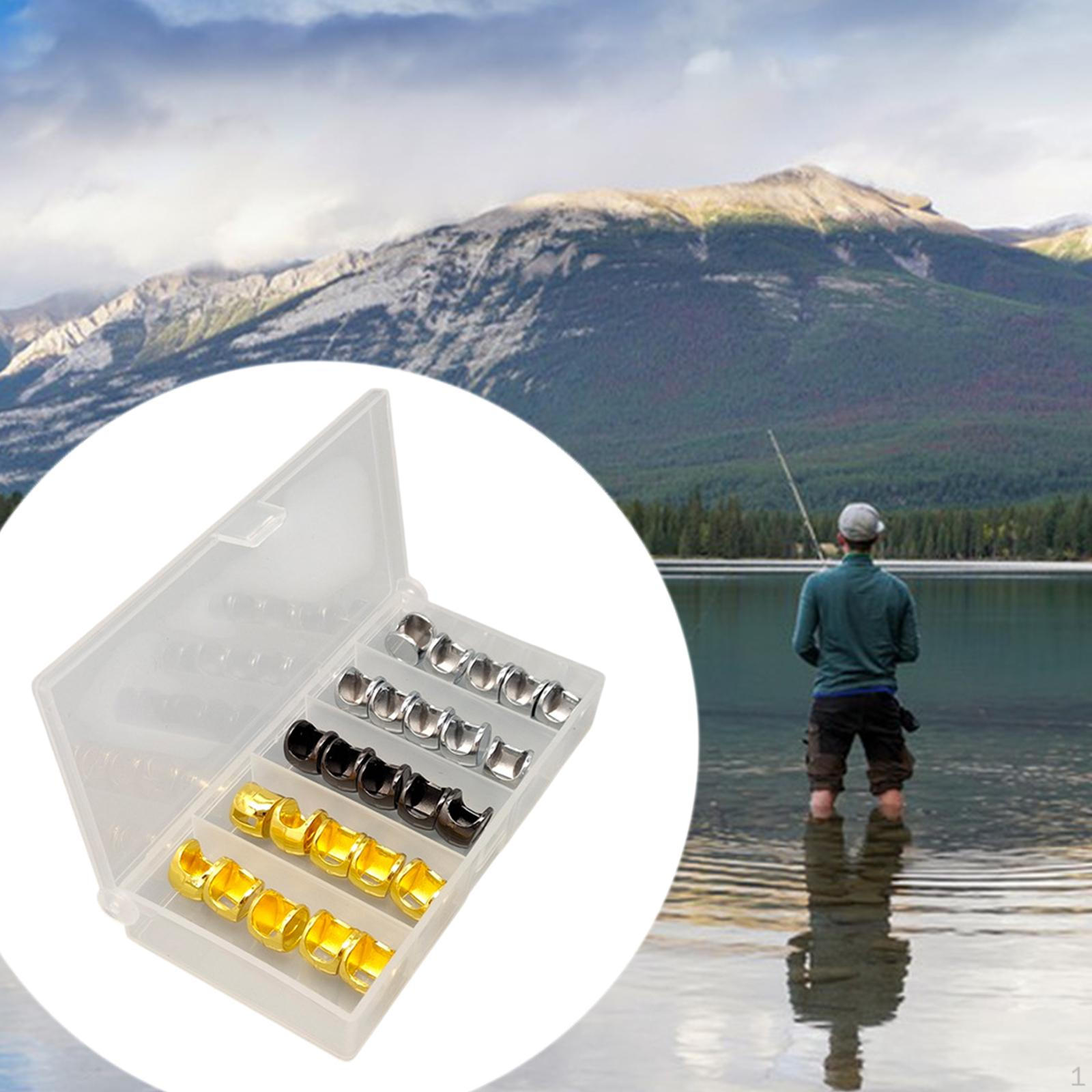 

20Pcs Fly Binding Materials Assortment Realistic Lightweight Fishing Lures Making 0.97cmx0.95cm