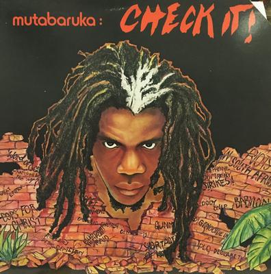 LP Record MUTABARUKA - Check It! AL8306 Alligator Recor 1983 US Reggae, Ska & Dub Used