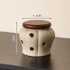 Ceramic Garlic Keeper Creative Storage Holder for Restaurant Home Kitchen