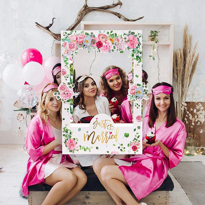 Buy Wedding Selfie Frame Photo Booth Prop Decoration,Wedding
