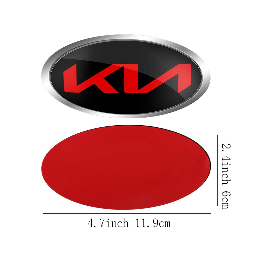 Car Front Hood Emblem Cover Rear Trunk Badge Sticker for KIA Sportage Ceed Sorento Cerato Optima Picanto Rio Soul k5 Stonic Niro