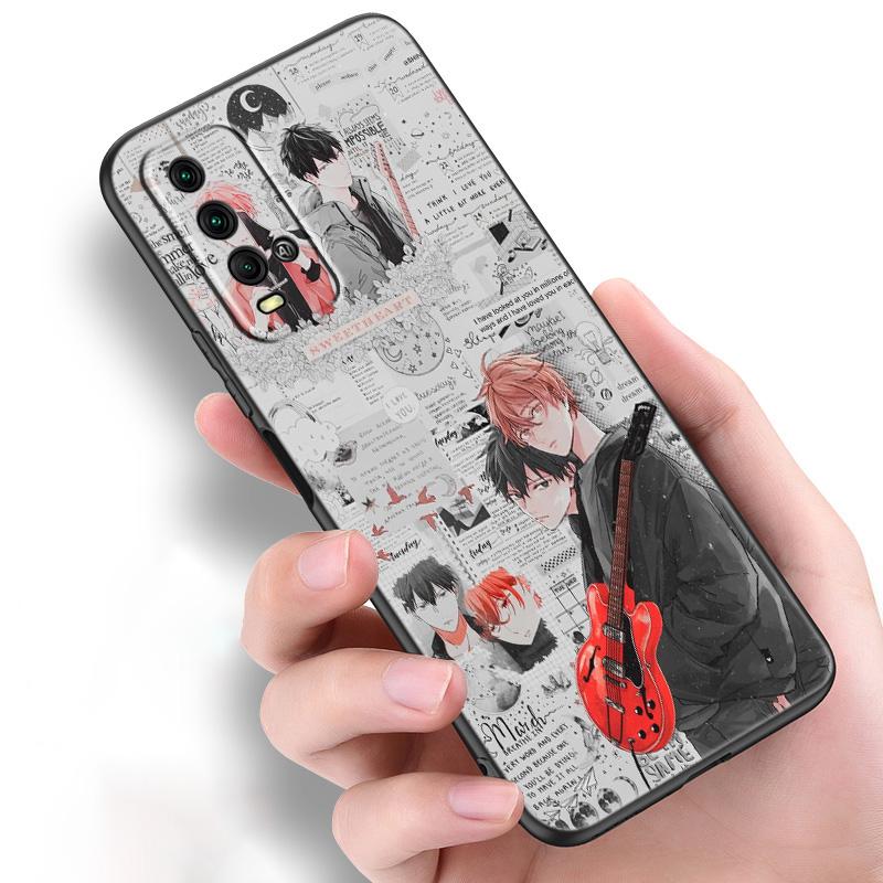 Gegeben Yaoi Anime Silikon Handyhülle Für Xiaomi Redmi Note 11 10 9 8 Pro 11T 10T 10S 9S 8T 9 9A 9C 9T Schwarz Weiche Hülle Coque