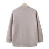LangSha Elderly Women's Plush Lined Winter Sweater