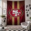 San Francisco 49ers Wall Tapestry Home Decor Wall Hanging Cloth for Bedroom Living Room Background