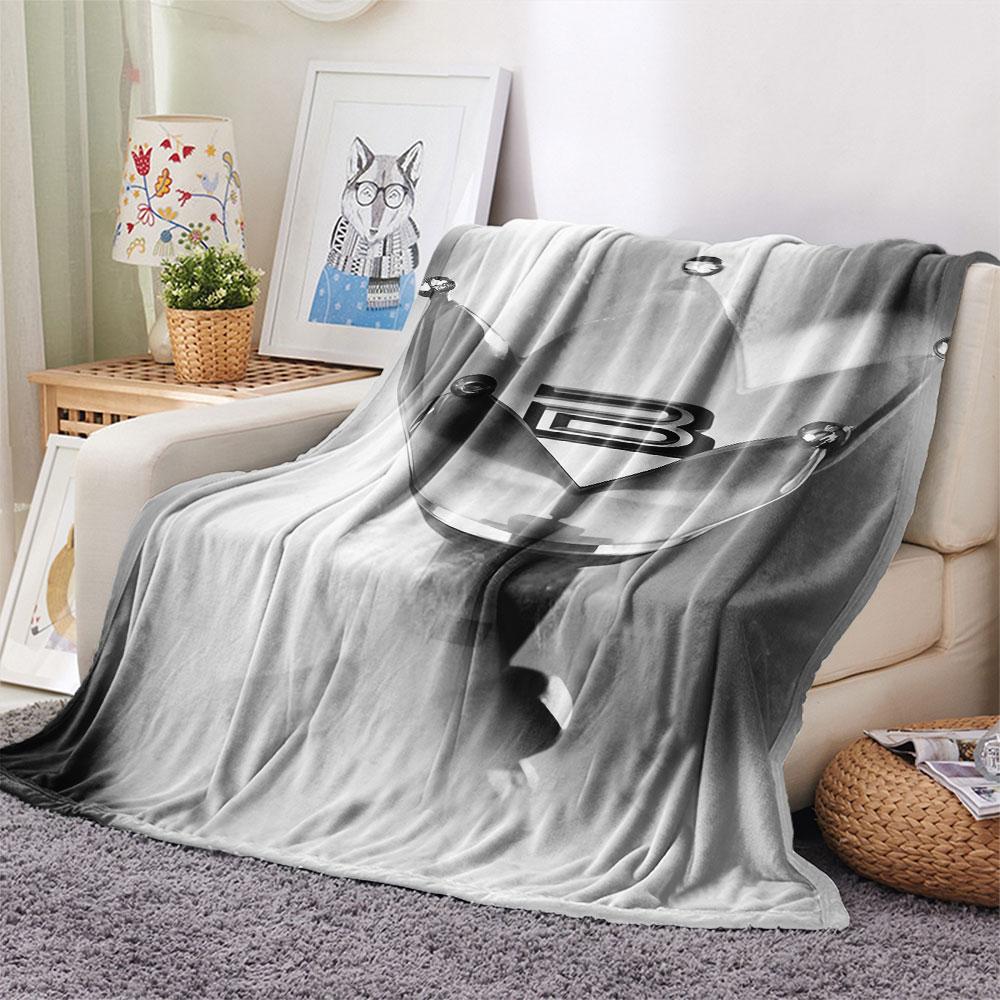 BIGBANG Printed Flannel Blanket, Soft Throw for Bedroom Sofa, Washable, Christmas Present, Great Gift.