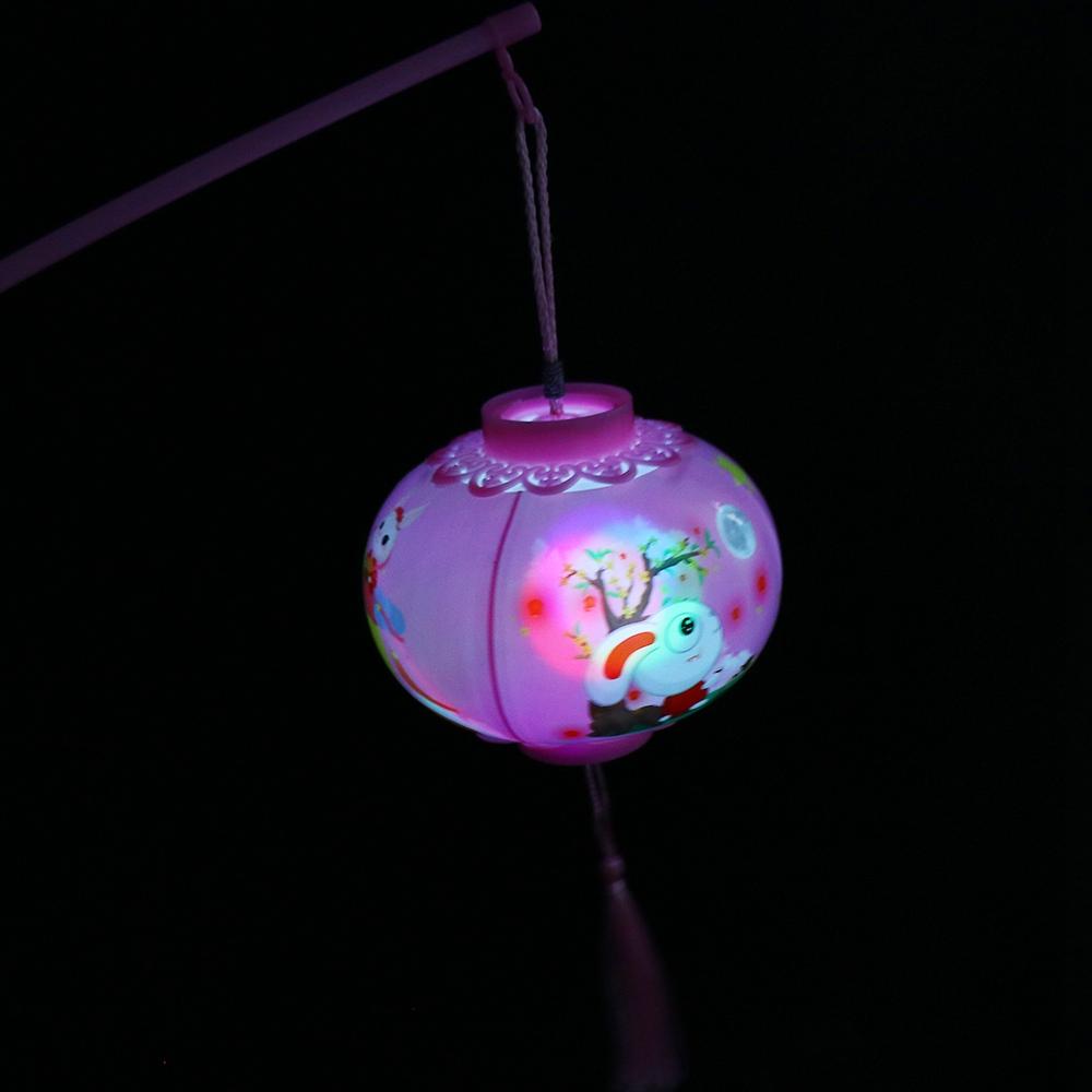Party Runde Zylinder Geschenk Kindergarten Mondfest Lampe LED Laternen Kinderspielzeug Festival Laternen