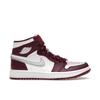 Air 1 High Golf Bordeaux Unisex Sneakers Red White Metallic-Silver DQ0660-103
