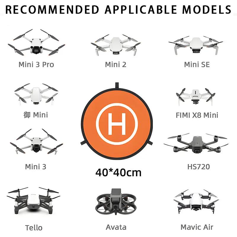 Drone Landing Pad for DJI MINI 4 PRO/MAVIC 3/Avata/Air 3 Universal Helipad Foldable Double-Sided Waterproof Launch Pad Accessory