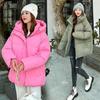 Women Jacket Winter Hooded Women's Cotton Coats Thickened Female Bread Clothes Comfortable and Youthful Outerwears