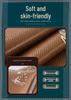 Summer Cool Rattan Pillow Mat & Pillowcase Set - Ice Silk Bamboo, Pair for Adults