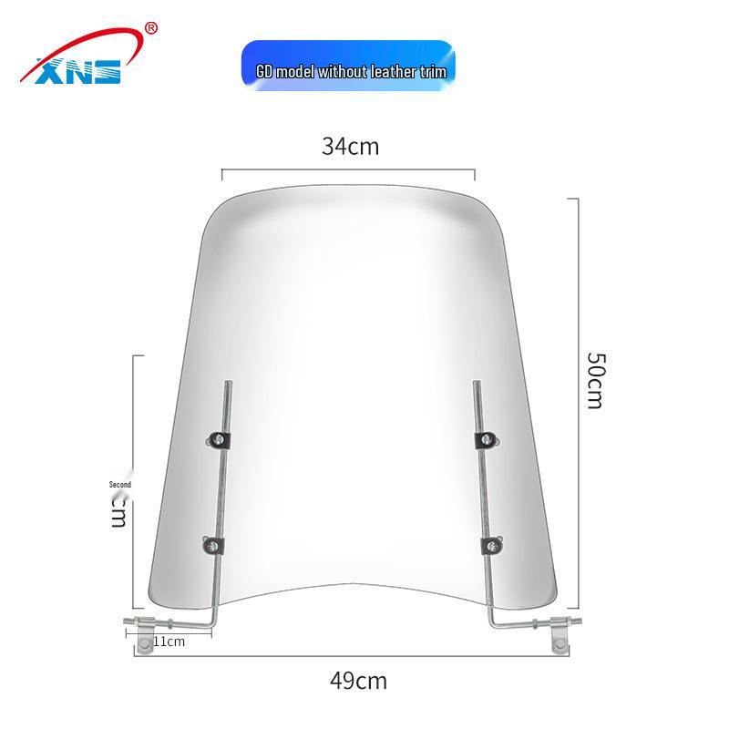 Electric Vehicle & Scooter Universal HD Transparent Windshield