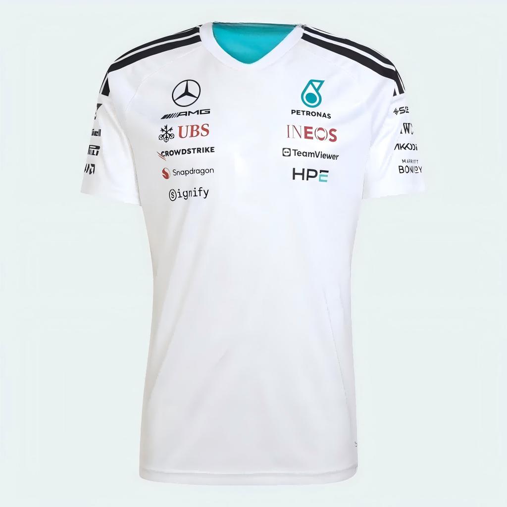 2026 Nuova tuta da moto da corsa F1 tuta da ciclismo, traspirante e ad asciugatura rapida T-shirt a maniche corte con scollo rotondo camicia da lavoro fuoristrada