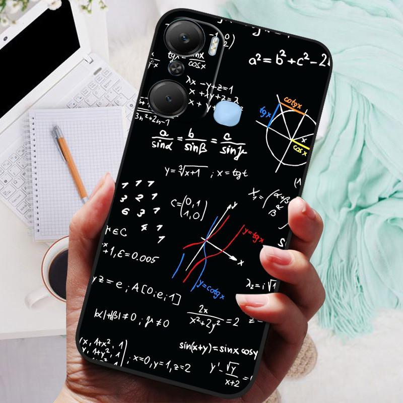 For Infinix Hot 12 Pro Case Black Cover Lion Wolf Silicone Soft Back Cases For Infinix Hot 12i Hot12 Pro / Hot 20 5G Case Shell
