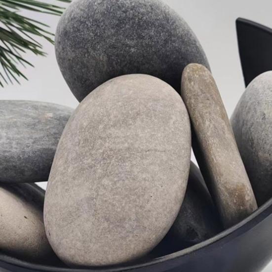 Flat Smooth Pebbles Art Painting River Rocks Natural Stones for Crafts DIY Art Supplies Garden Decoration