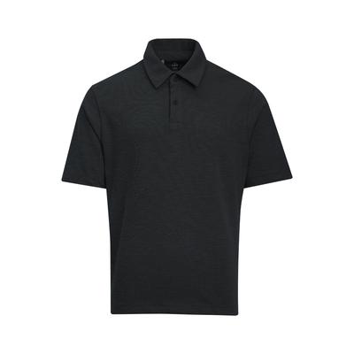 Meridian Soft Series Solid Color Breathable Versatile Short Sleeve Polo Shirt Men Polo Shirts Black 6005521-001