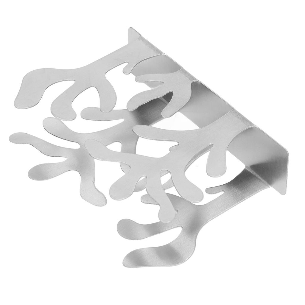 Coral Napkin Holder Iron Art Vertical Napkin Holder Multifunction Metal Napkin Holder Desktop Storage Rack for Bar Hotel