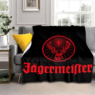 Coperta di Flanella Jägermeister Coperta da Letto Morbida Copriletto Stampato a Cartoni Animati Copriletto Divano Regalo Per Ragazzo Ragazza