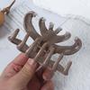 Retro Temperament Thickened Acetate Texture Hair Volume Multi-grip Clip Female New Niche Color Matching Large Hair Accessories Plate Hairpin