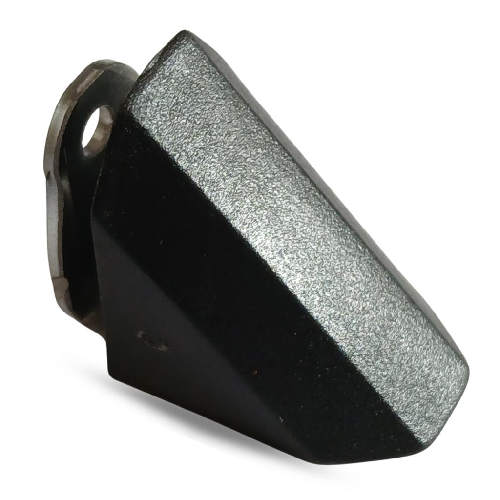 Komandorek Furniture Angle, Metal Bracket + Slant Cover, BLACK 50 PCS