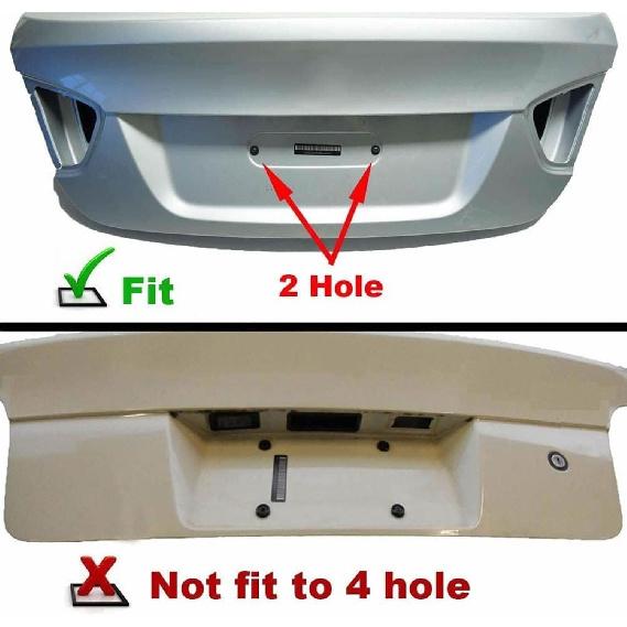 License Plate Holder Bracket Mounting Kit Compatible with BMW 1 2 3 4 5 6 Series Rear Plates Car Accessories Replaces 51187160607, 511882380615 &