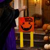 Portable Candy Storage Containers Halloween Felt Trick or Treat Bags, Cartoon Owl Bat Devil Pumpkin Kids Durable Pails Handheld Tote Reusable