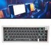 67 Tasten Mechanisches Tastatur-Kit mit RGB-Drehregler Kabellos 2,4G 5.0 Typ-C Kabelgebunden Hot-Swap Tastatur