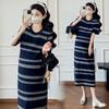 Summer 2026 Striped Knit Maternity Dress: Stylish, Versatile, Trendy Nursing Wear for Moms
