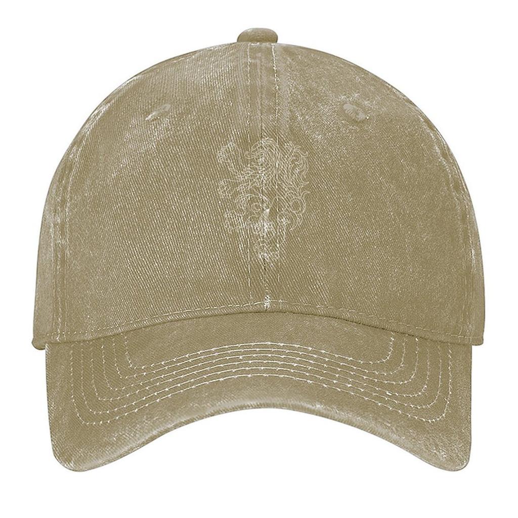 Dutch Lion On BlackWhite Outline Baseball Cap Bobble Hat western Hat Golf Hat Women Beach Fashion Mens