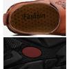 Herren Casual Lederschuhe Low Top Outdoor Slipper Weiche Sneaker Rutschfeste Flats Mokassin Handgefertigt Große Größe 39-46