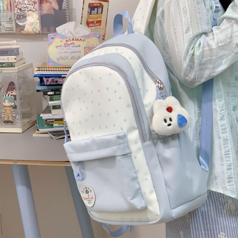 The New Schoolbag Is High-value, Fresh and Sweet, Candy-colored Backpack, Lightweight and Large-capacity Backpack for Junior High School Students.