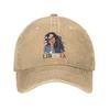 Men Women Liberia Independence Day Printed Hats Fashion Distressed Denim Baseball Cap Adjustable