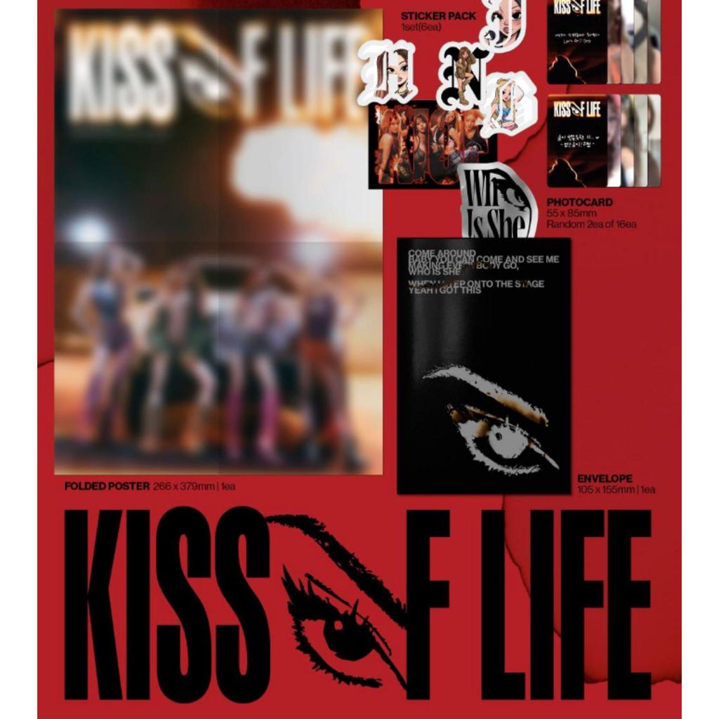 [PRE-ORDER] KISS OF LIFE – 2nd Single Album [Who is she] (Awe Ver.)