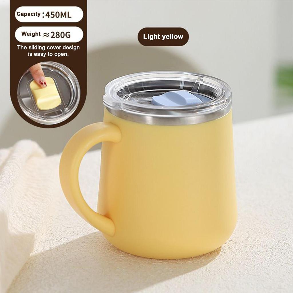 450ml insulated travel mug Coffee Tumbler Insulated Water Cup Sealed Leak-proof Water Cup Tea Milk Hot Chocolate Coffee cup
