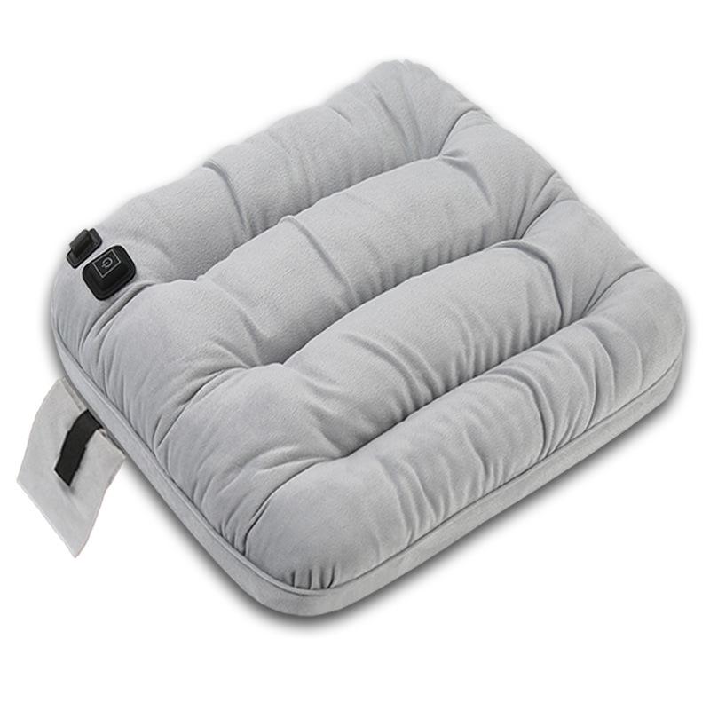 Graphene Heating Seat Cushion USB Heating Pad Office Sedentary Seat Cushion Plug-in Household Chair Cushion Quick Heating светло-серый