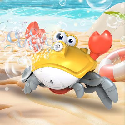 Dancing Crab Bubble Machine Automatic Blower with Music Interactive Bubble Maker for Kids Outdoor Play