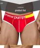 Men's Low Waist Slim Fit Stitching Style U-Convex Pouch Sports Underwear (MP5117)