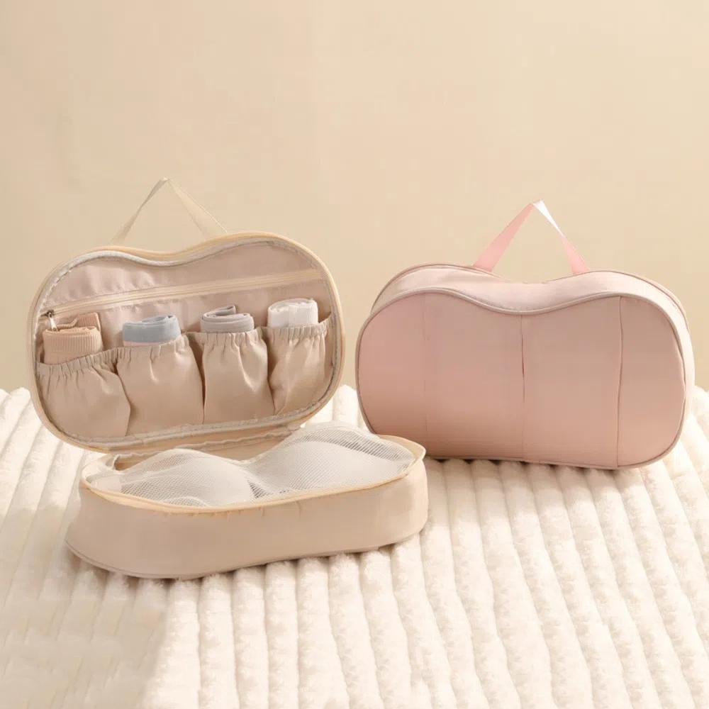 Solid Color Underwear Organizer Portable Travel Accesseries New Bra Storage Bag  Travel
