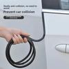 2/5M Car Door Anti Collision Strip with Steel Disc Bumper Trim Edge Scratch Protector Strip Sealing Guard Styling Car Decor