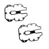 2PC Motorcycle Cylinder Head Cover Gasket For Yamaha XV1600 Road Star 1600 99-03 Midnight Star 00-03 XV1600A Wild Star 99-02