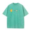 Star Snake Tops Tees Funky Round Collar Outdoor Short Sleeve Pure Cotton Womens Retro Washed T Shirts Funny Washed Tops Tees