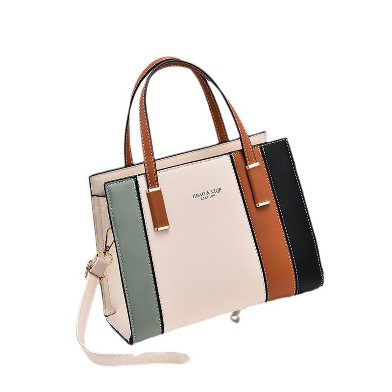 Korean Elegant High Quality Fashion Handbag Two Color Women One Shoulder Crossbody Bag Office & Work Shopping Messenger Tote Bag