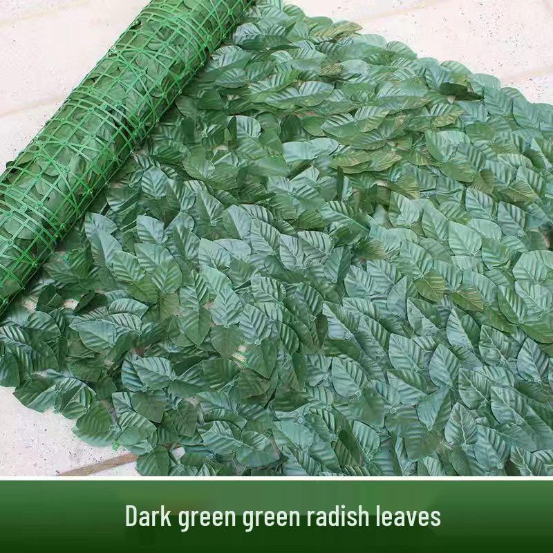 Large Leaf Plant Simulation for Balcony, Railing, or Wall Decoration